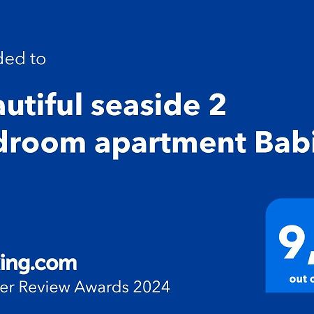 Beautiful Seaside 2 Bedroom Apartment Babina Rabac Exterior foto